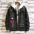 Embroidery New Men's Denim Jacket Long Sleeve Jean Coats